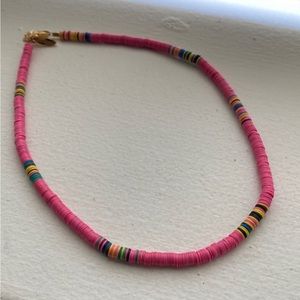 Choker Necklace made of African vinyl beads